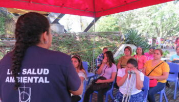 Nota informativa sobre Feria Integral de Salud en Parque Cuscatlán